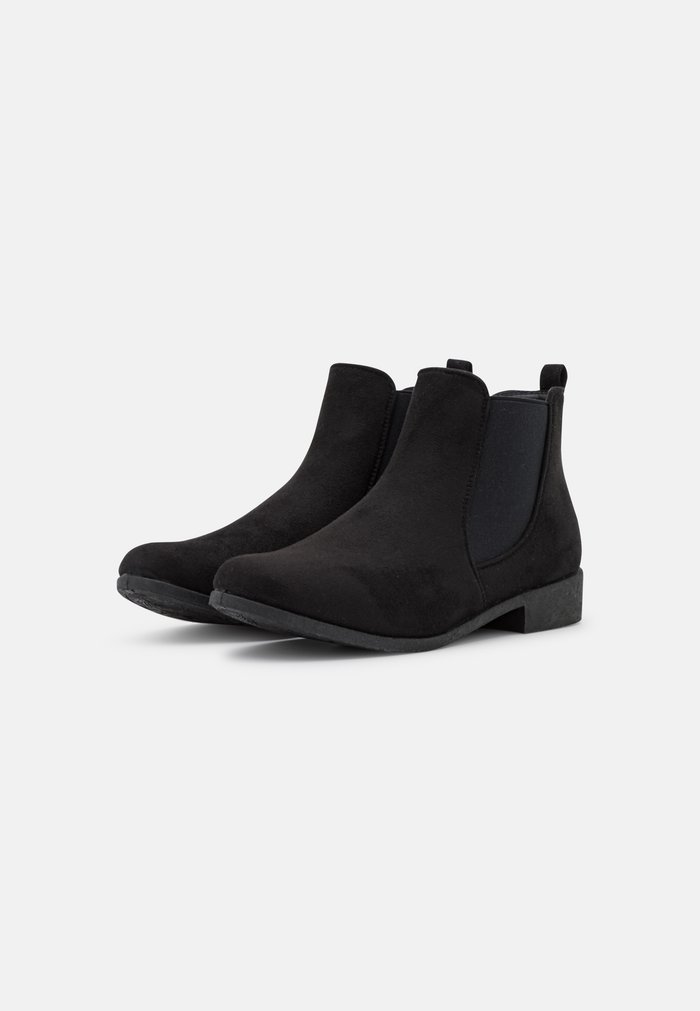 Bottines Anna Field Plates Slip on Noir Femme | AEH-1482358